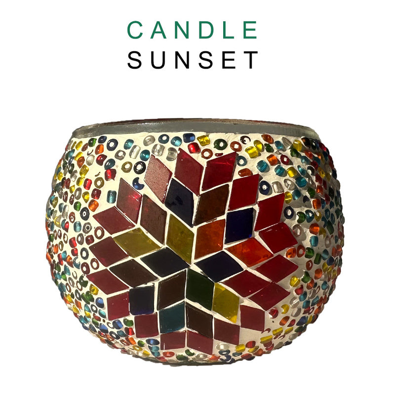 DIY Turkish Mosaic Candle Holder Kit