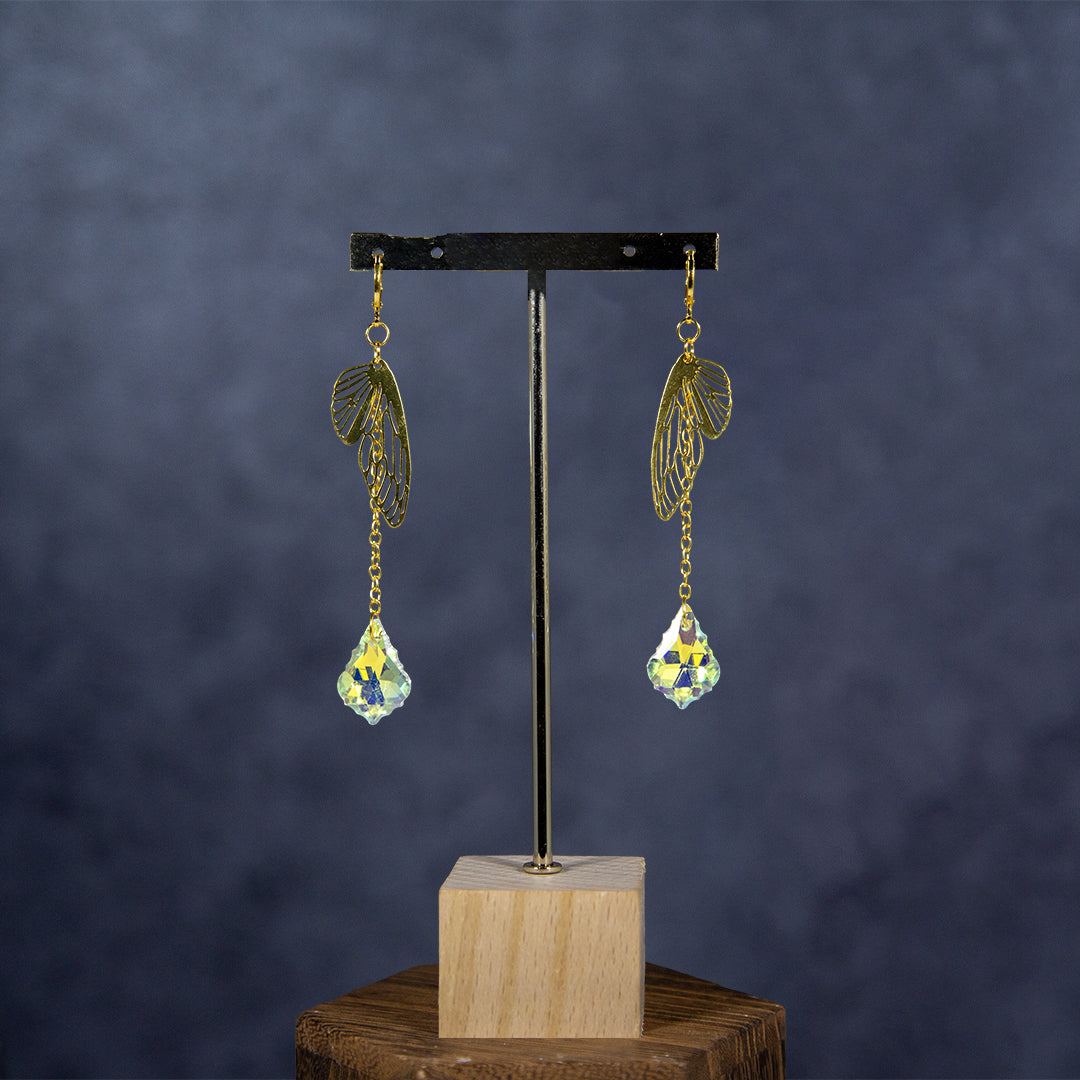 Iridescent Butterfly Wings Earrings