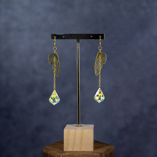 Iridescent Butterfly Wings Earrings