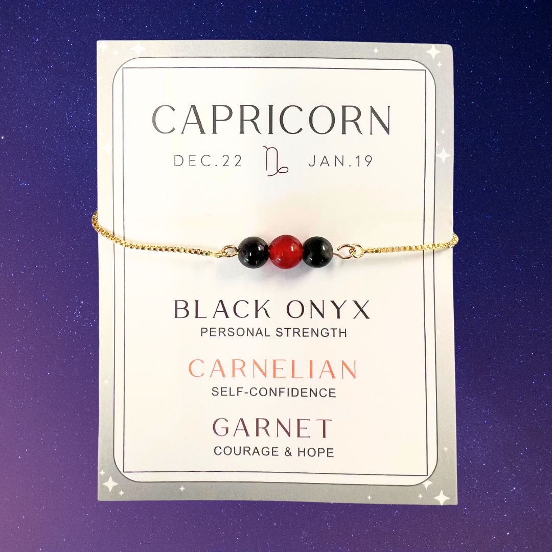 Capricorn Gold Chain Adjustable Zodiac Bracelets