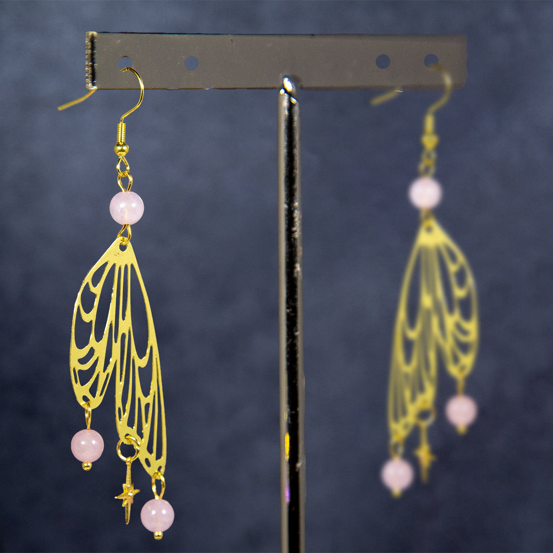 Iridescent Angel Wings Earrings