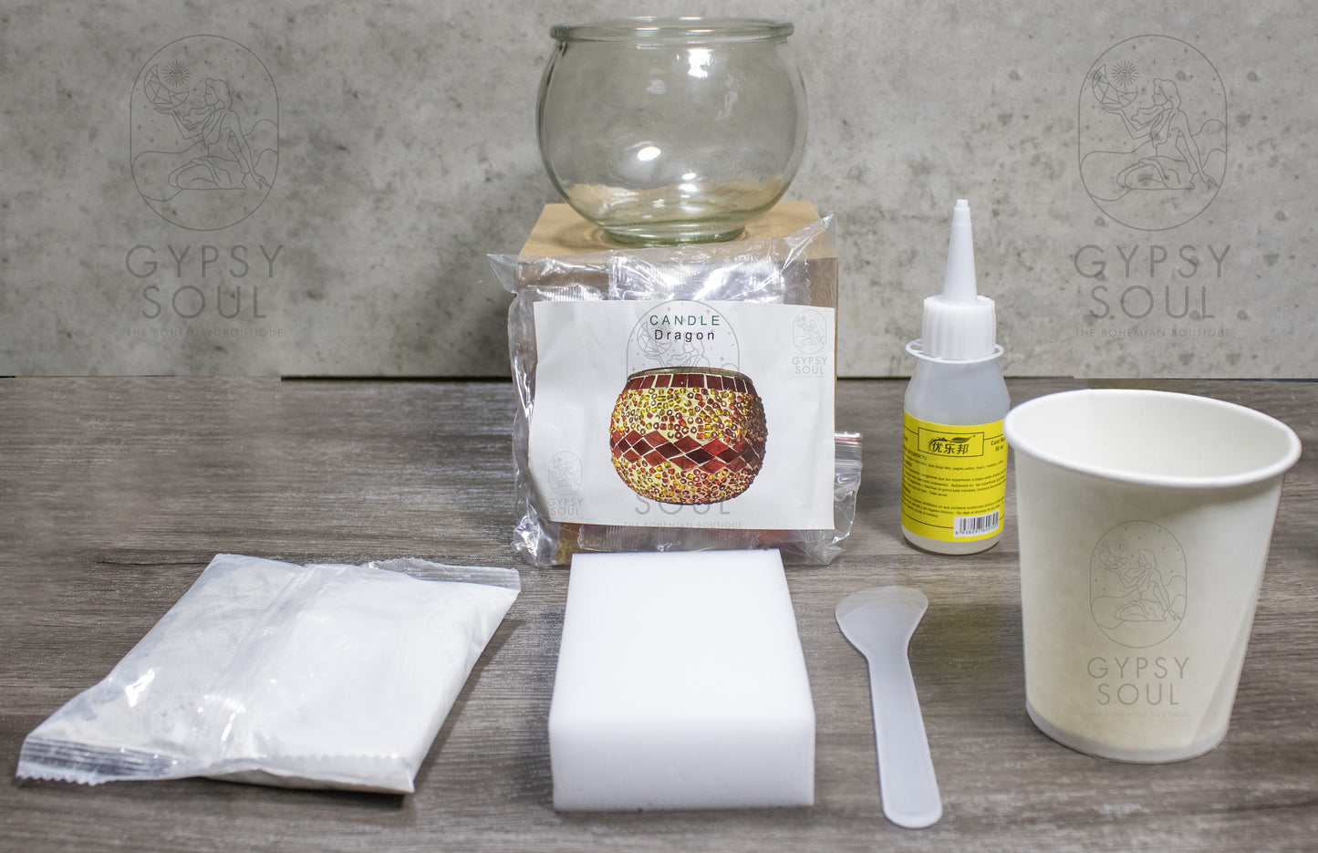 DIY Turkish Mosaic Candle Holder Kit