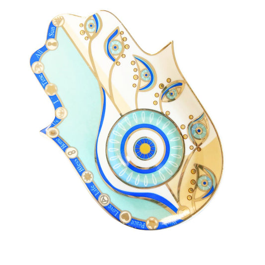 Evil Eye-Good Looking Eye Dish-Blue