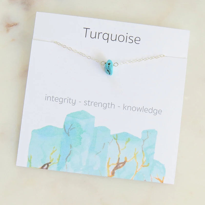 Dainty Birthstone Healing Necklace