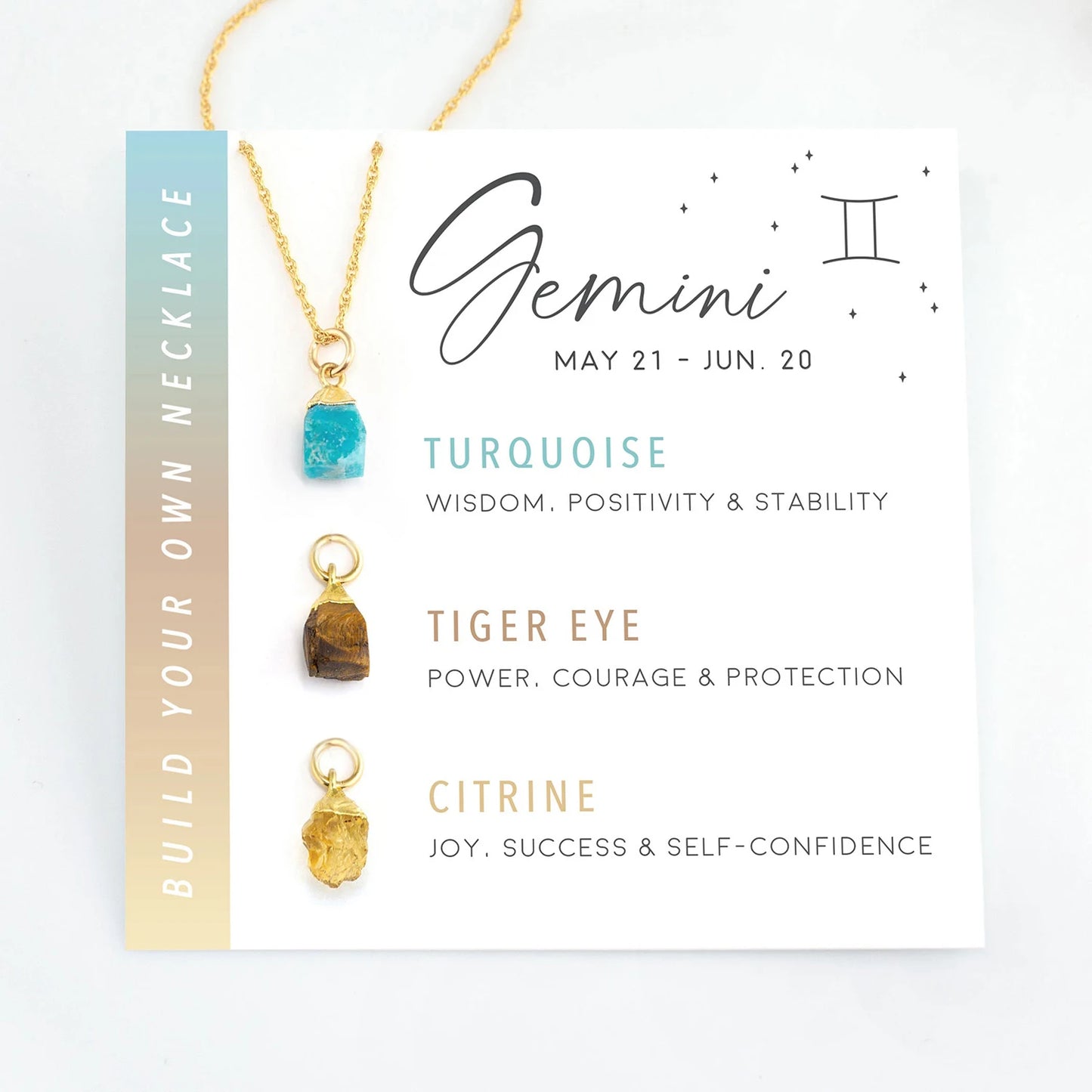 Zodiac Birthstone Build Your Own Necklace Set