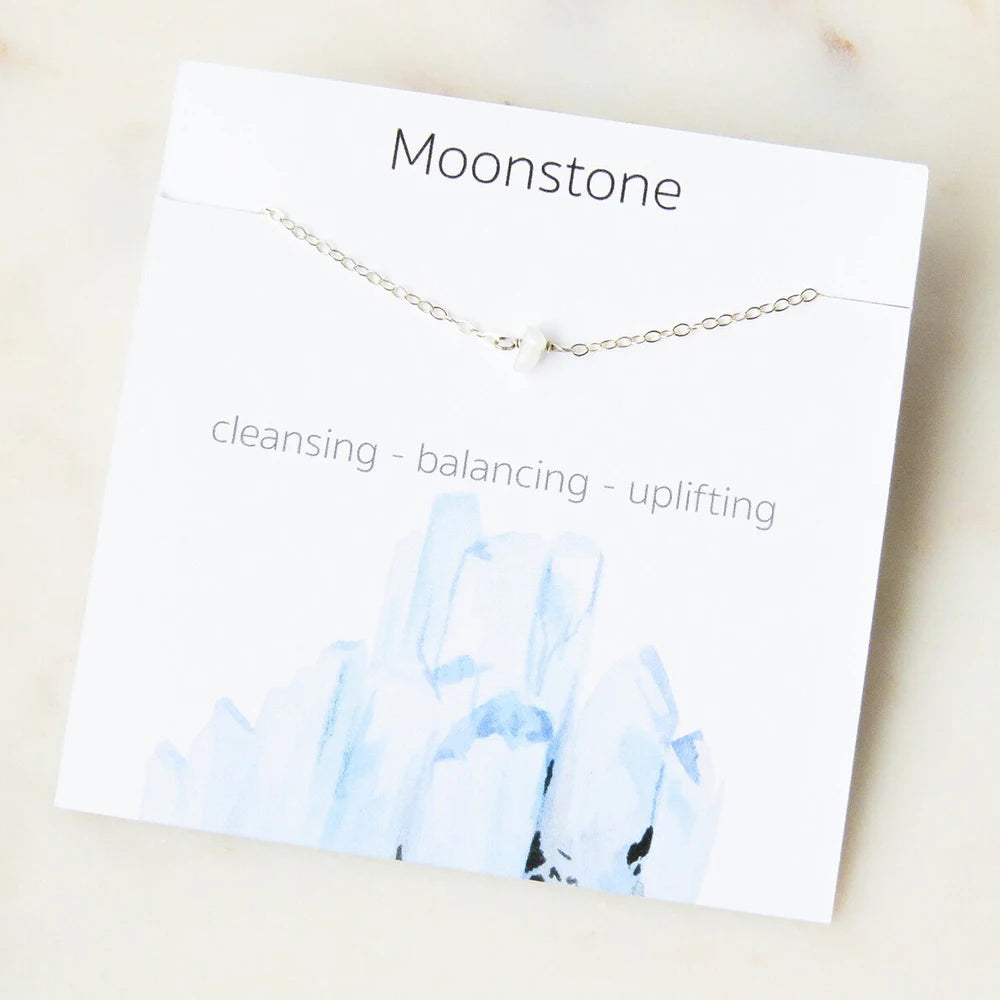 Dainty Birthstone Healing Necklace