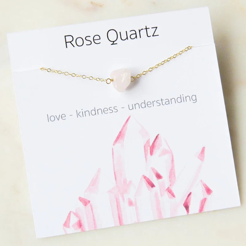 Dainty Birthstone Healing Necklace