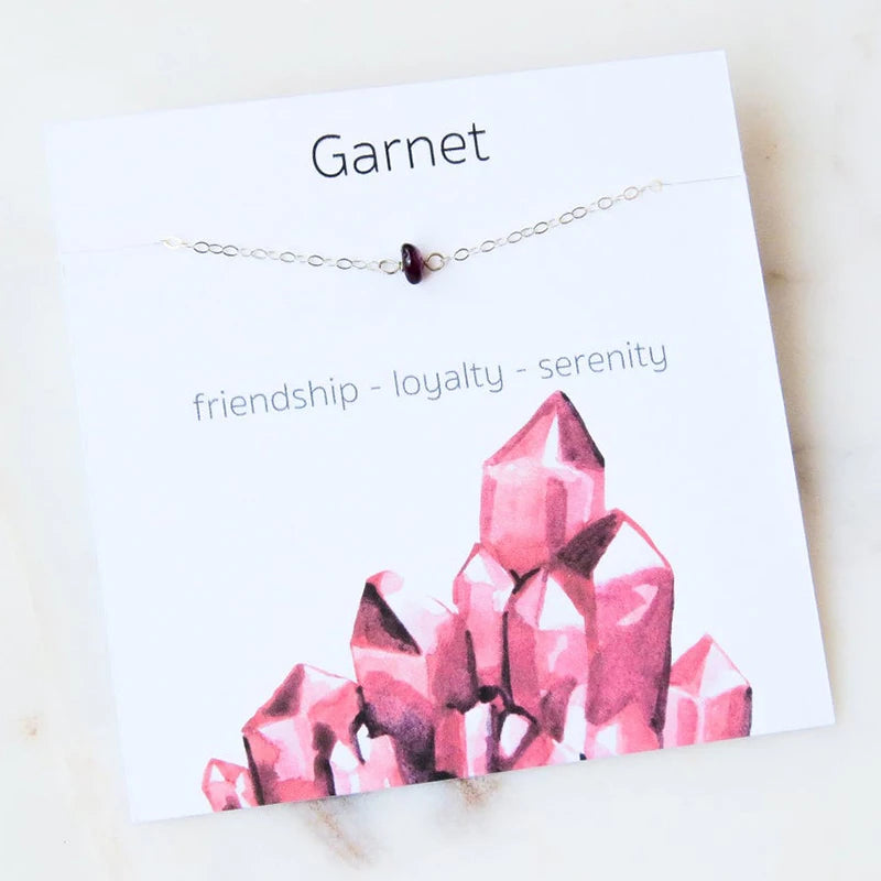 Dainty Birthstone Healing Necklace