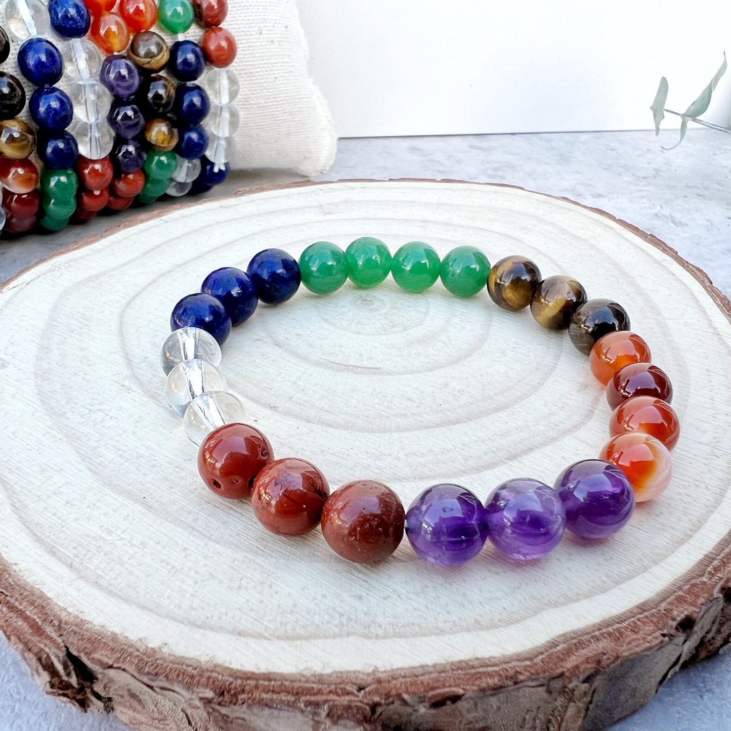 Genuine Gemstone Chakra Bracelets