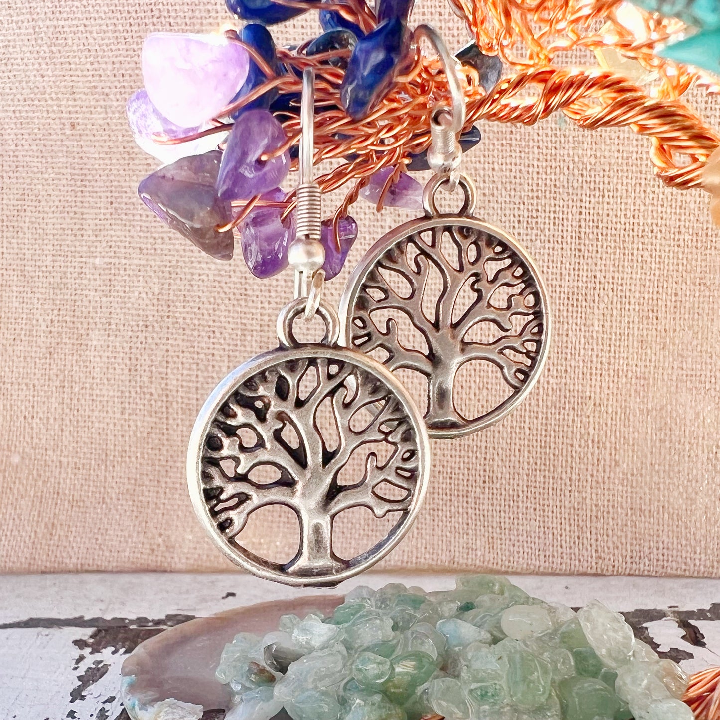 Boho Tree of Life Earring