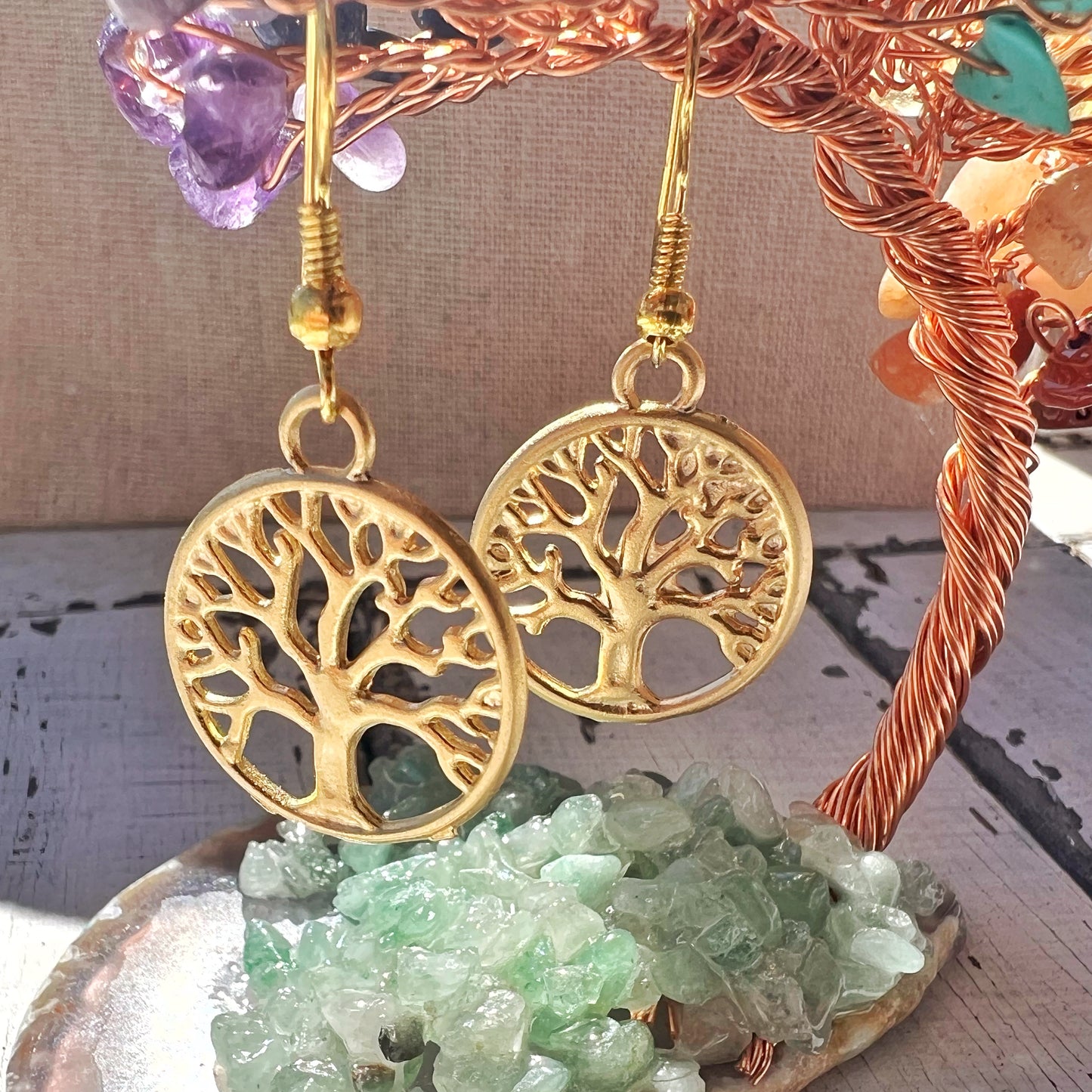 Boho Tree of Life Earring
