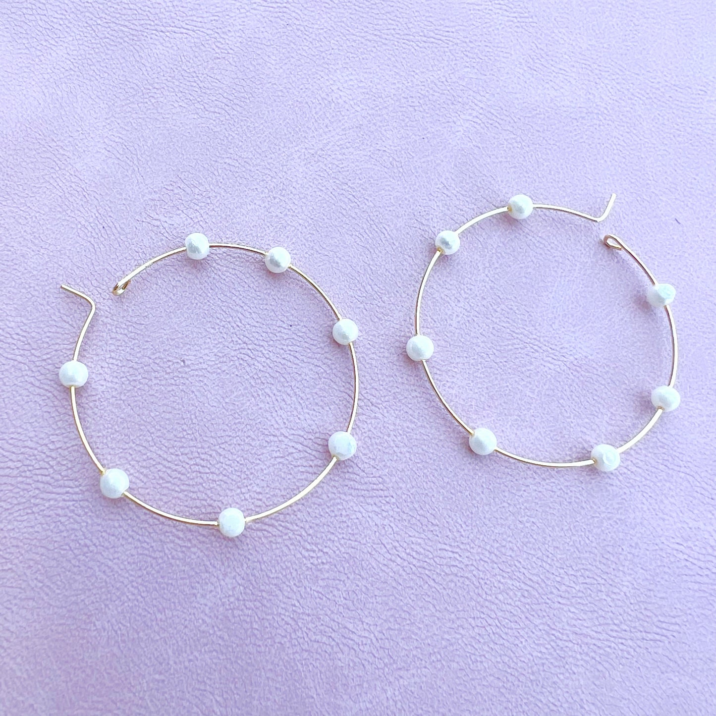 Pearl Hoop Earring