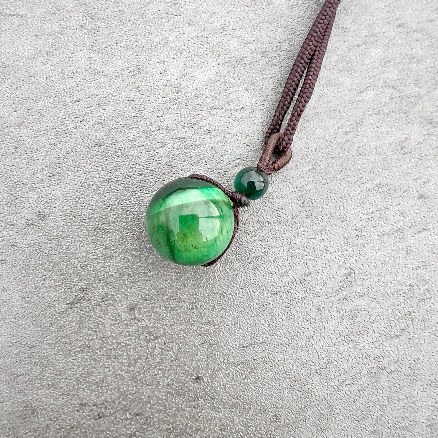 Sphere On A Rope Necklace