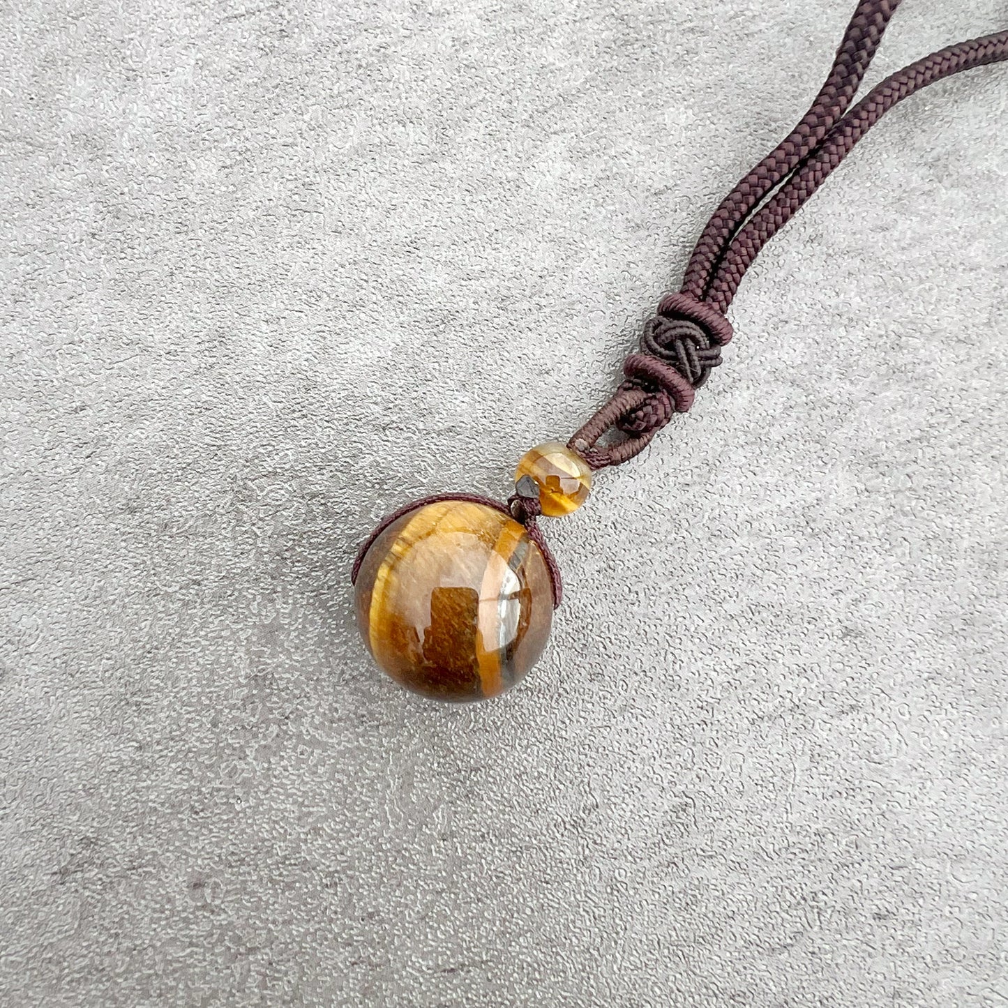 Sphere On A Rope Necklace