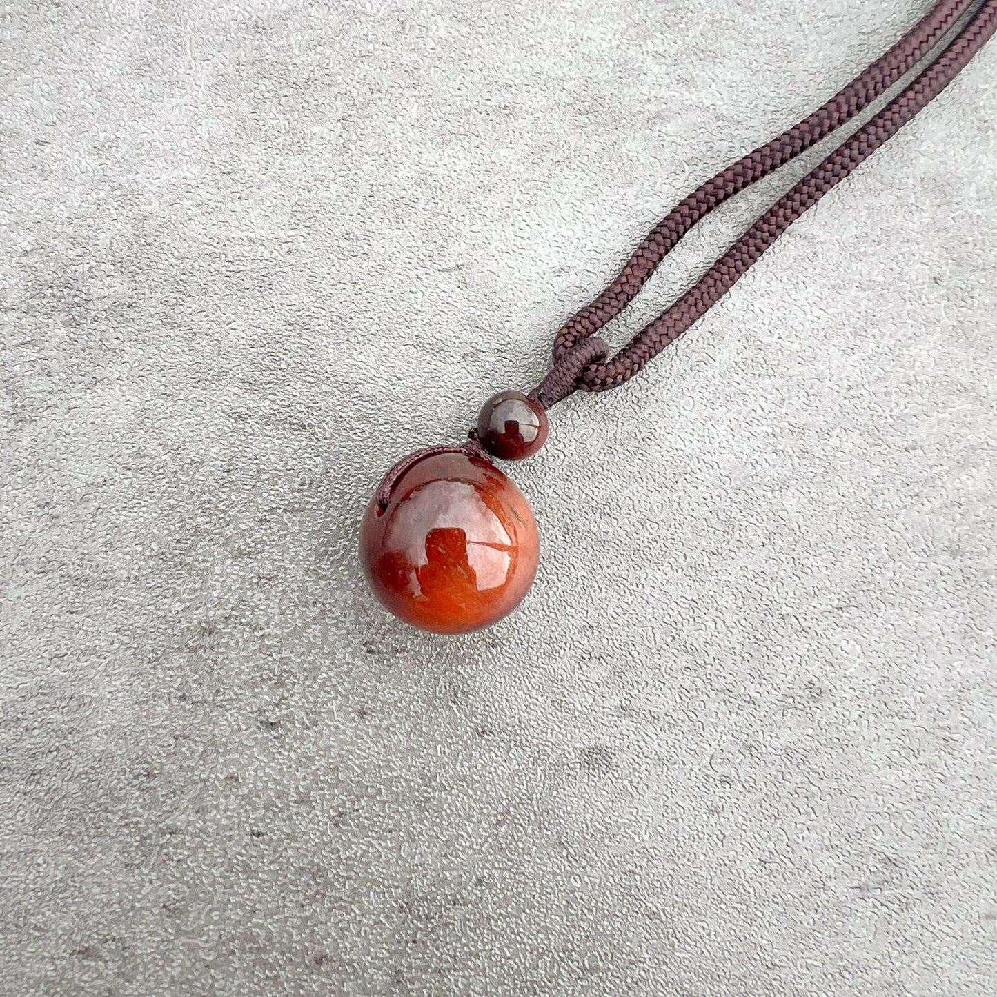 Sphere On A Rope Necklace