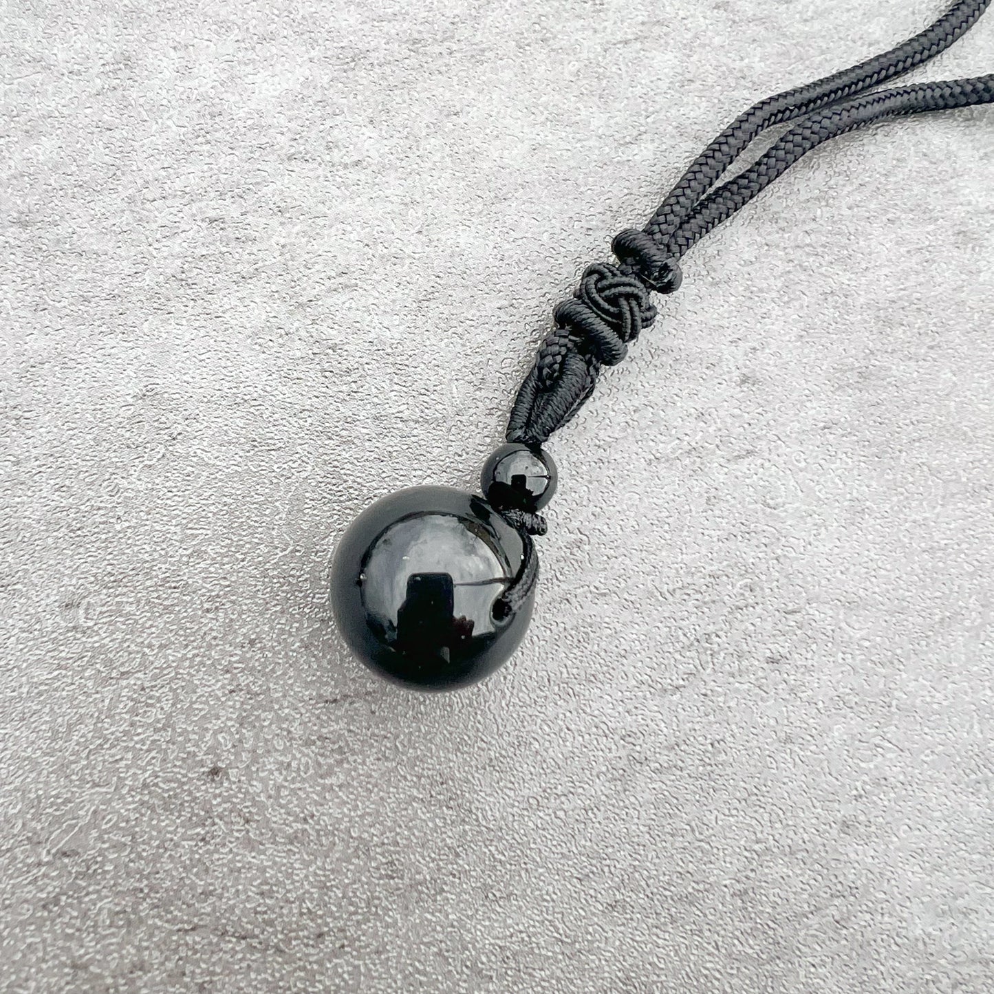 Sphere On A Rope Necklace