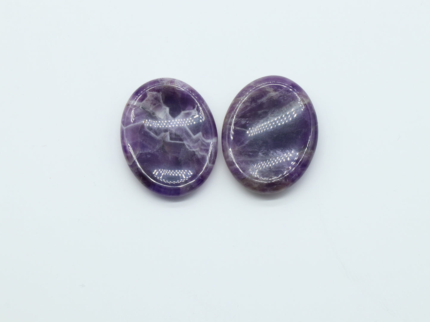 Hand-carved Gem Worry Stones