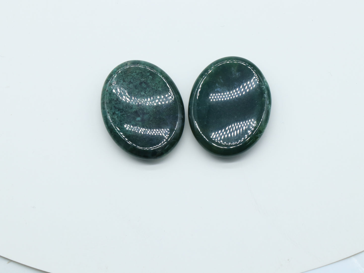 Hand-carved Gem Worry Stones