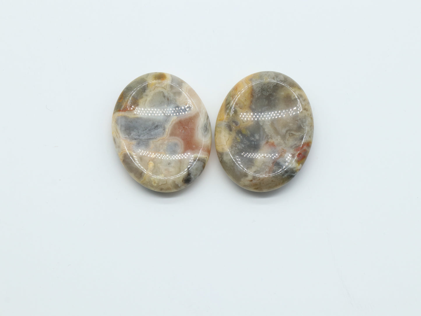 Hand-carved Gem Worry Stones