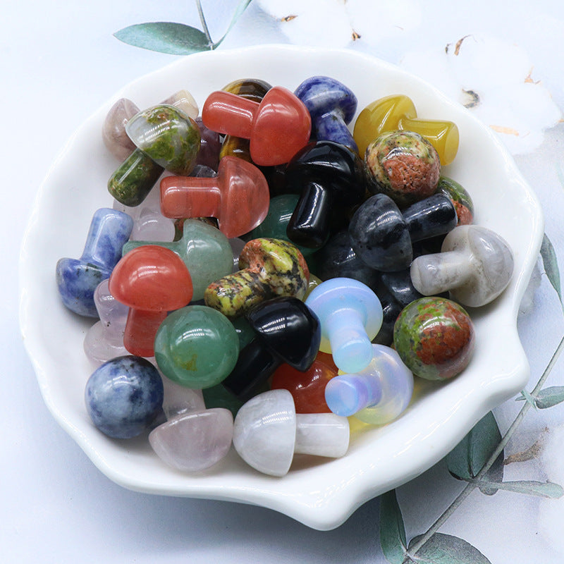 Mini Gemstone Crystal Mushroom