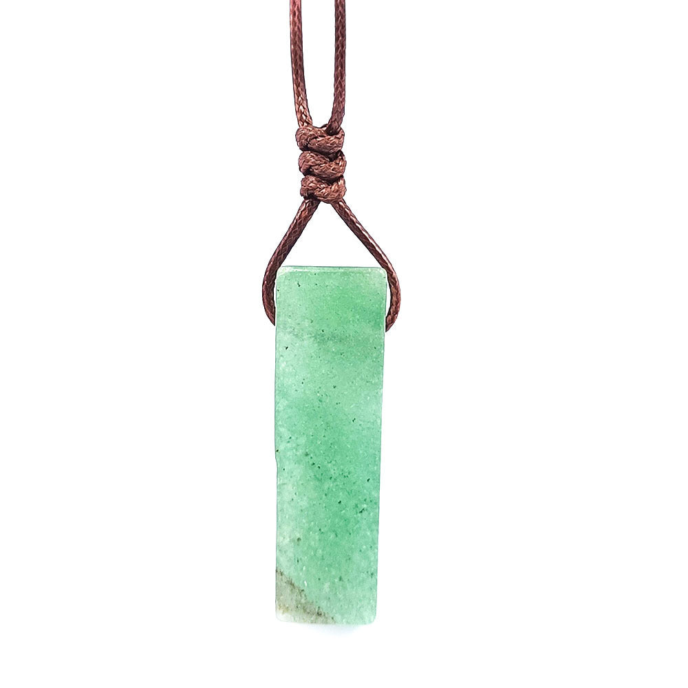 Irregular Gemstone Bar Necklace