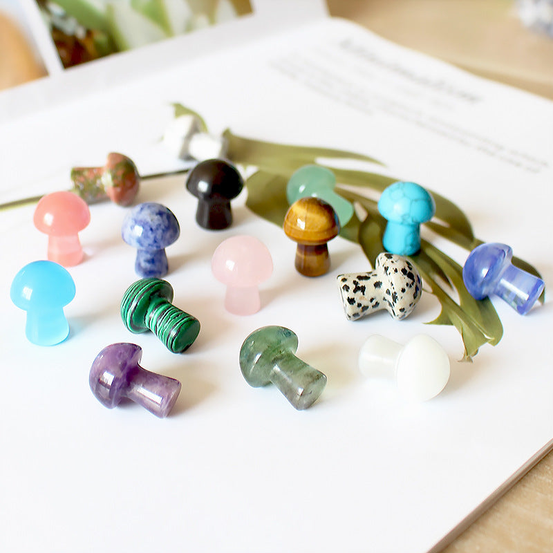 Mini Gemstone Crystal Mushroom