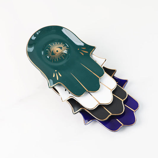 Evil Eye Hamsa Dish