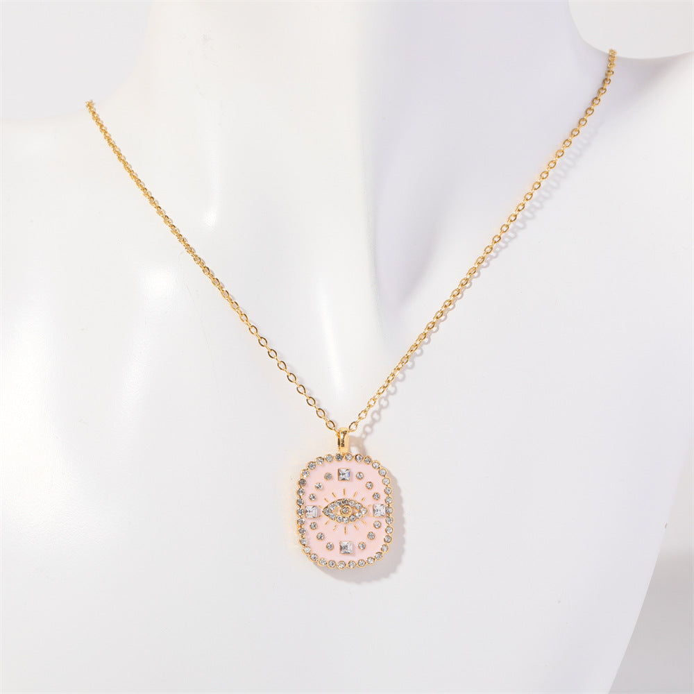 Protection Crystal Double Sided Necklace