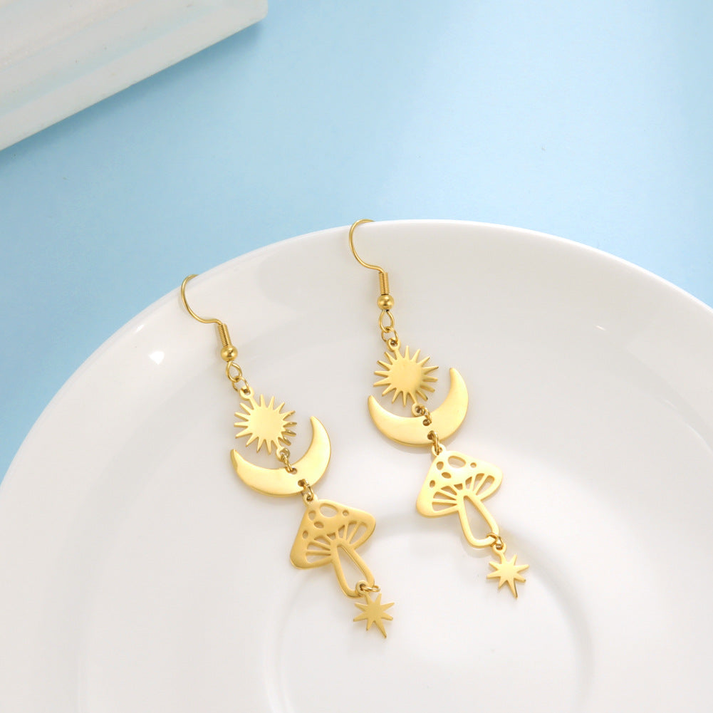 Celestial Mushroom Earring