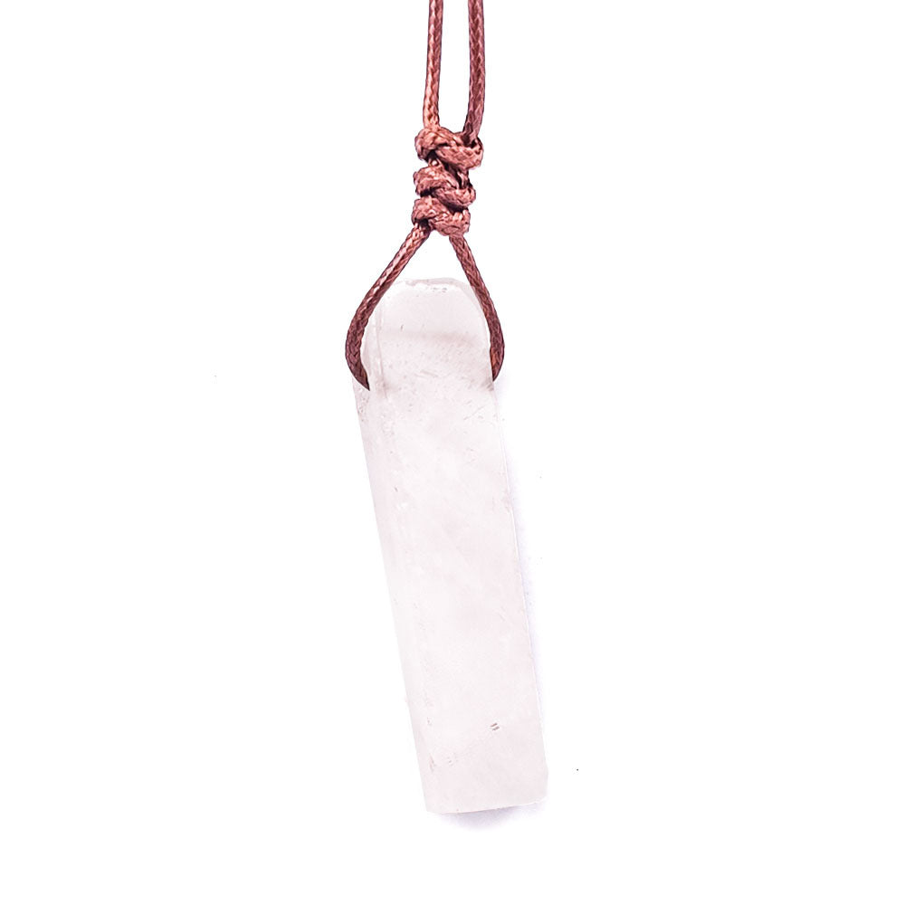 Irregular Gemstone Bar Necklace