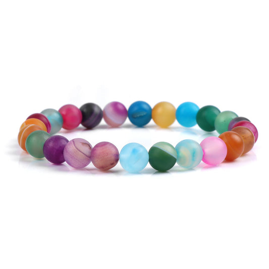 Colorful Agate Bracelet