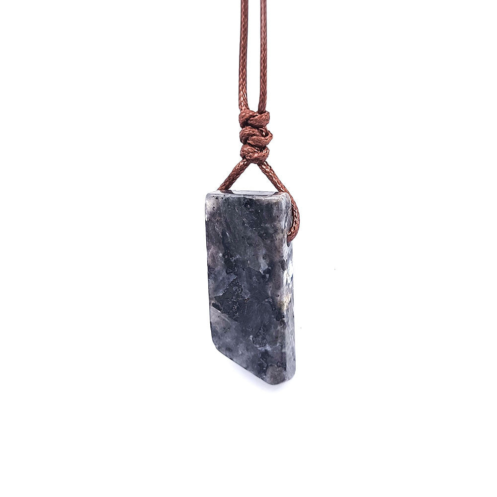 Irregular Gemstone Bar Necklace