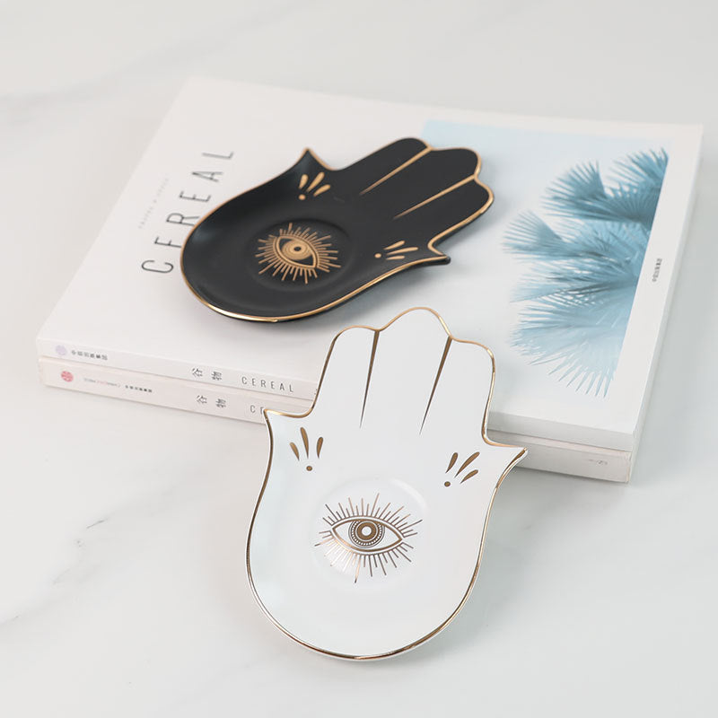 Evil Eye Hamsa Dish