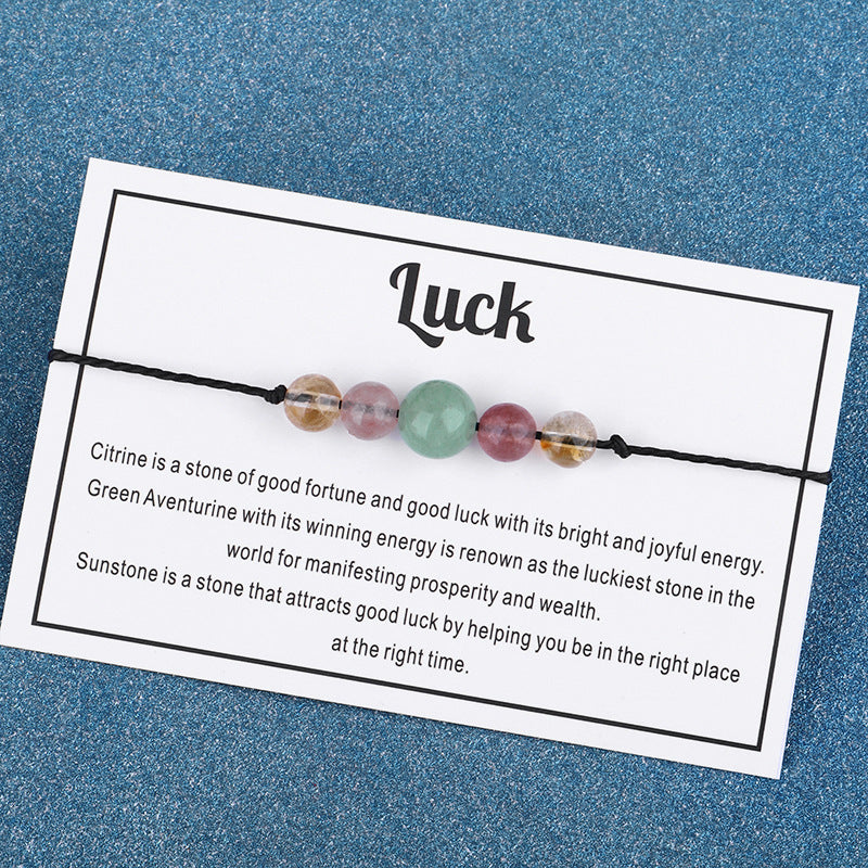 Energy Mantra Bracelet - Luck