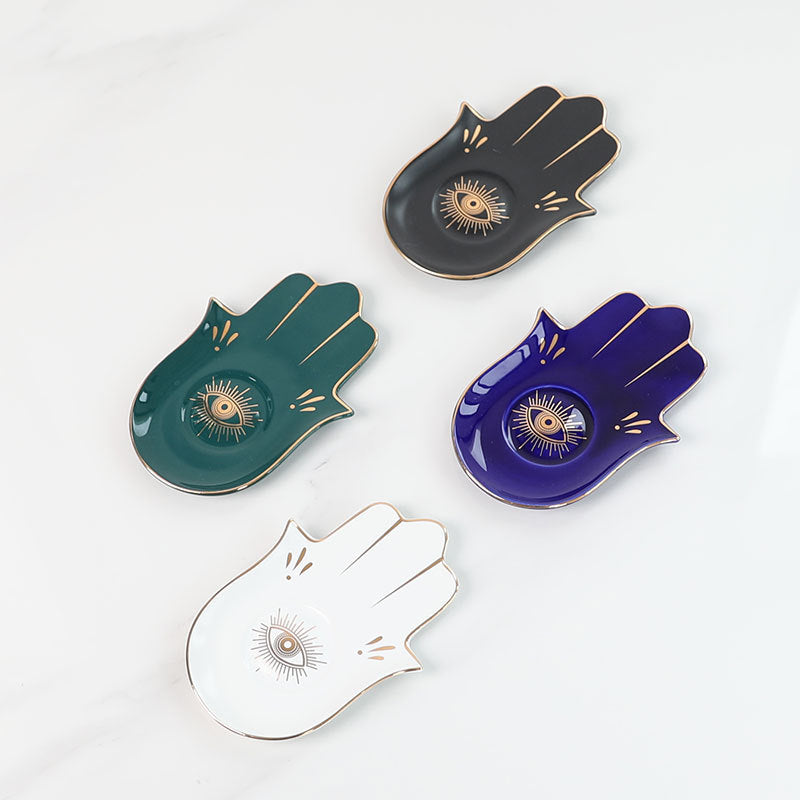 Evil Eye Hamsa Dish