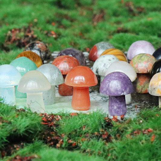 Mini Gemstone Crystal Mushroom