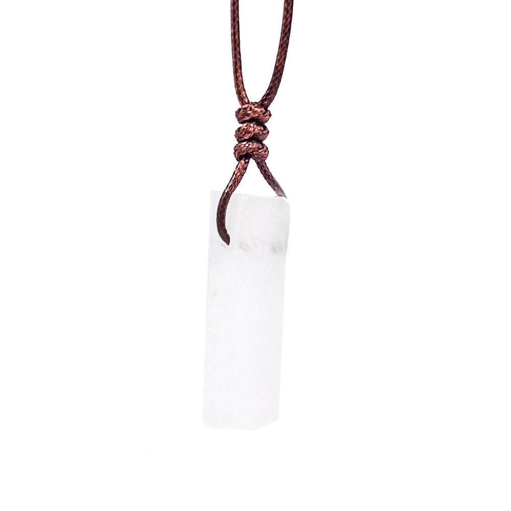 Irregular Gemstone Bar Necklace