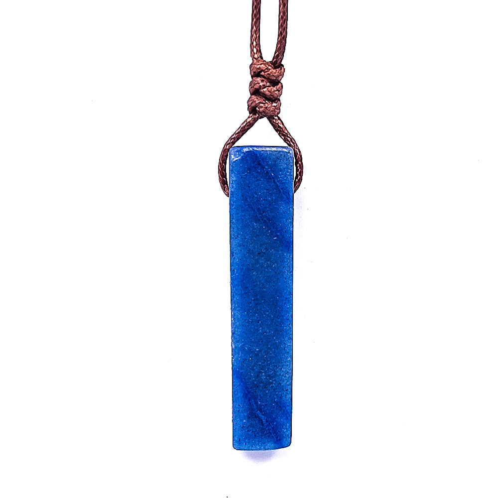 Irregular Gemstone Bar Necklace