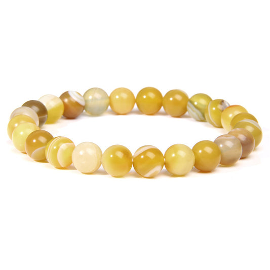 Yellow Agate Bracelet
