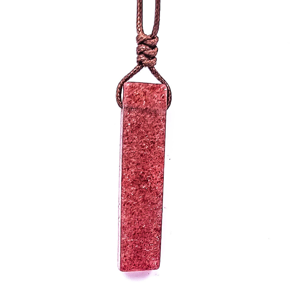 Irregular Gemstone Bar Necklace