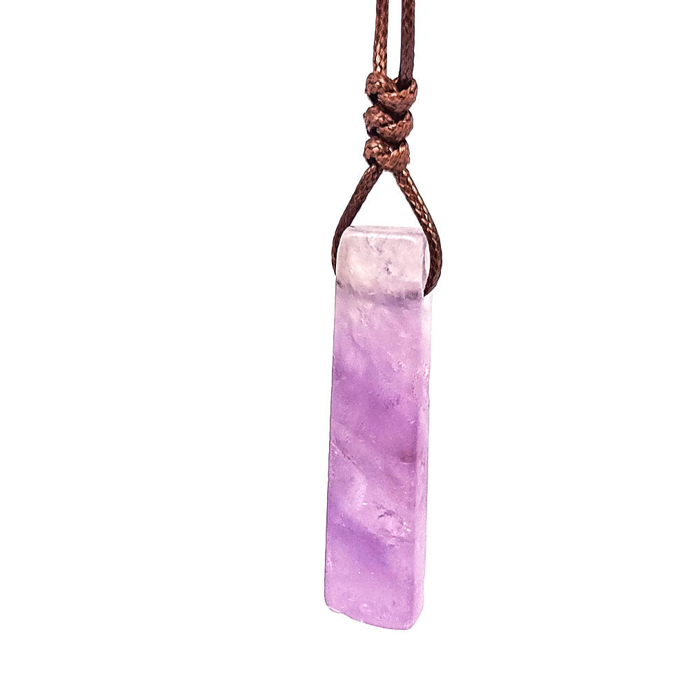 Irregular Gemstone Bar Necklace