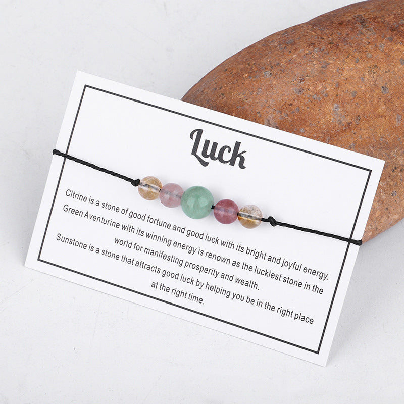 Energy Mantra Bracelet - Luck