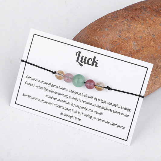 Energy Mantra Bracelet - Luck