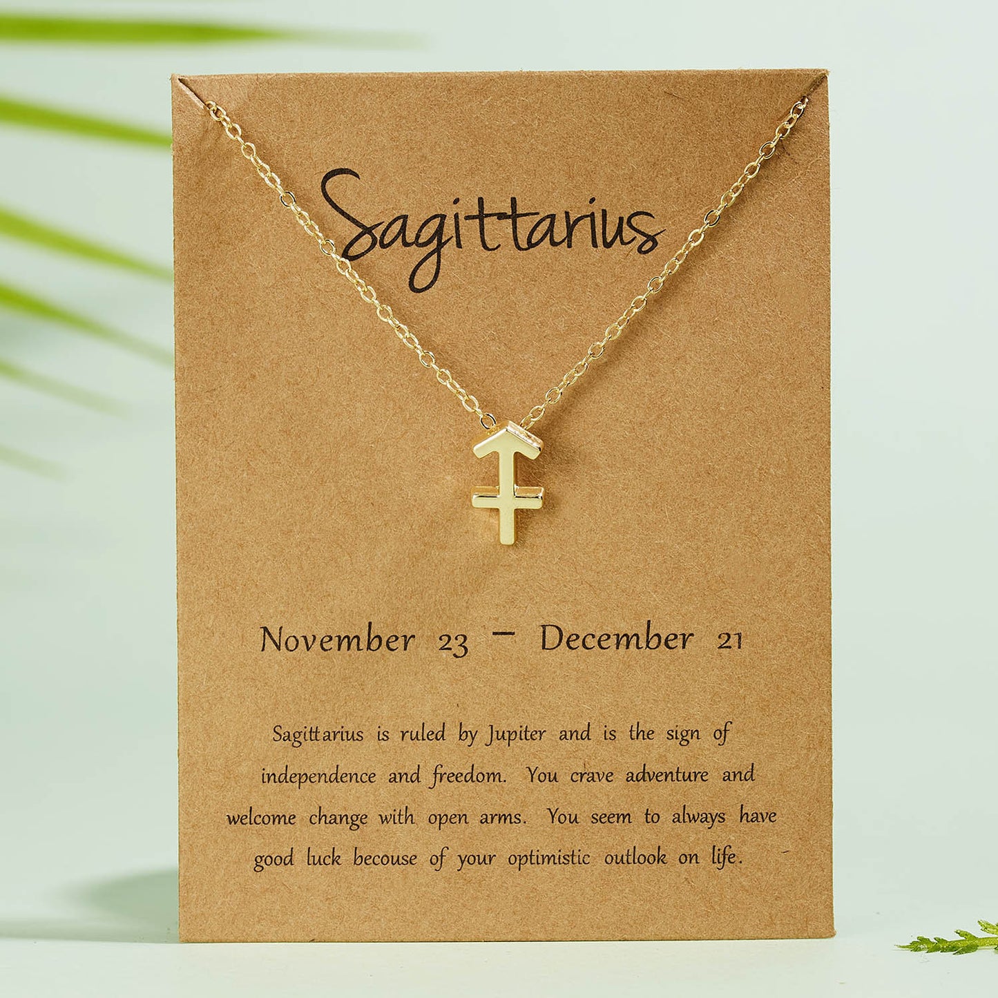 Sagittarius Dainty Zodiac Necklace