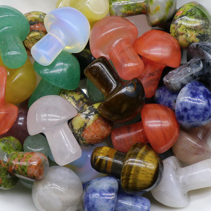 Mini Gemstone Crystal Mushroom