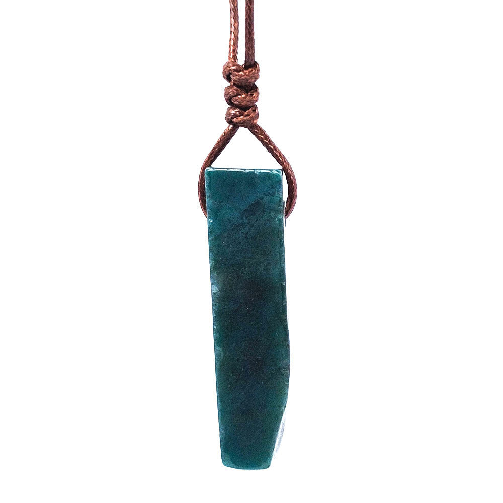 Irregular Gemstone Bar Necklace