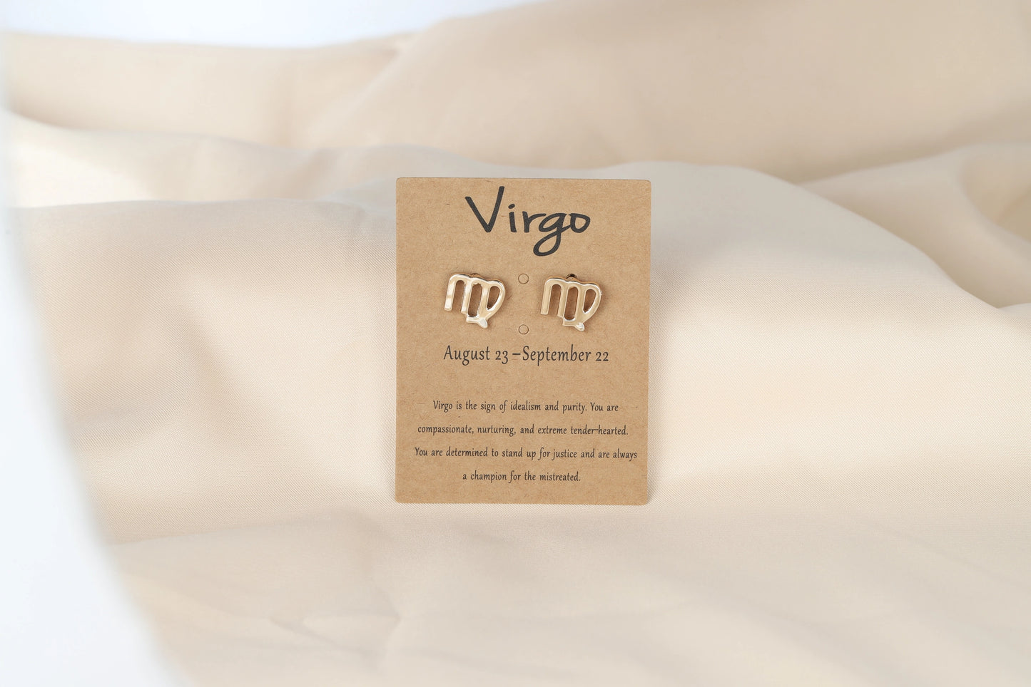 Virgo Dainty Zodiac Earrings