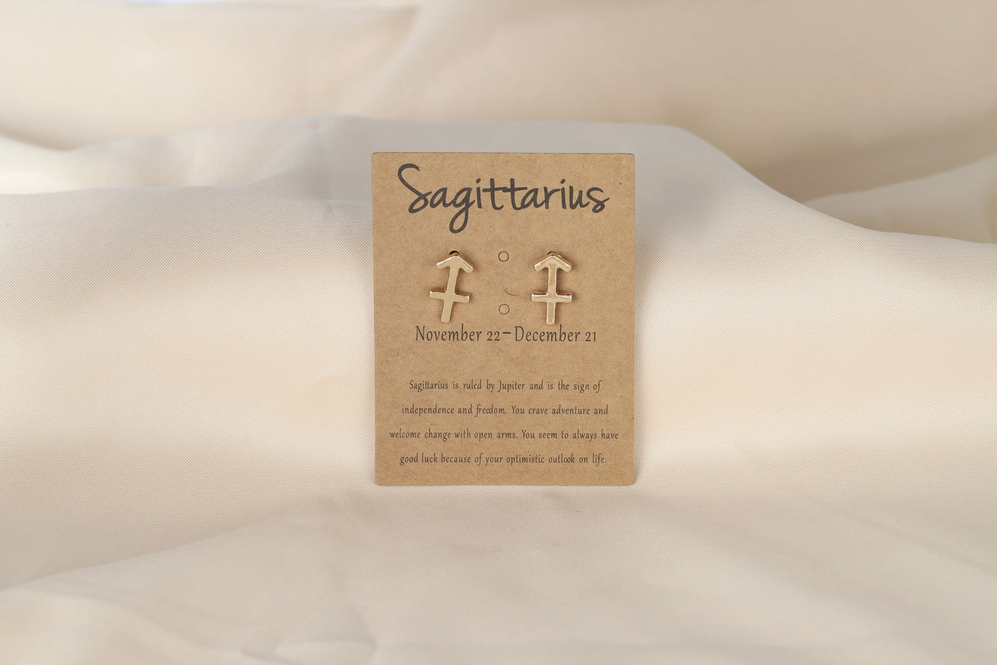 Sagittarius Dainty Zodiac Earrings