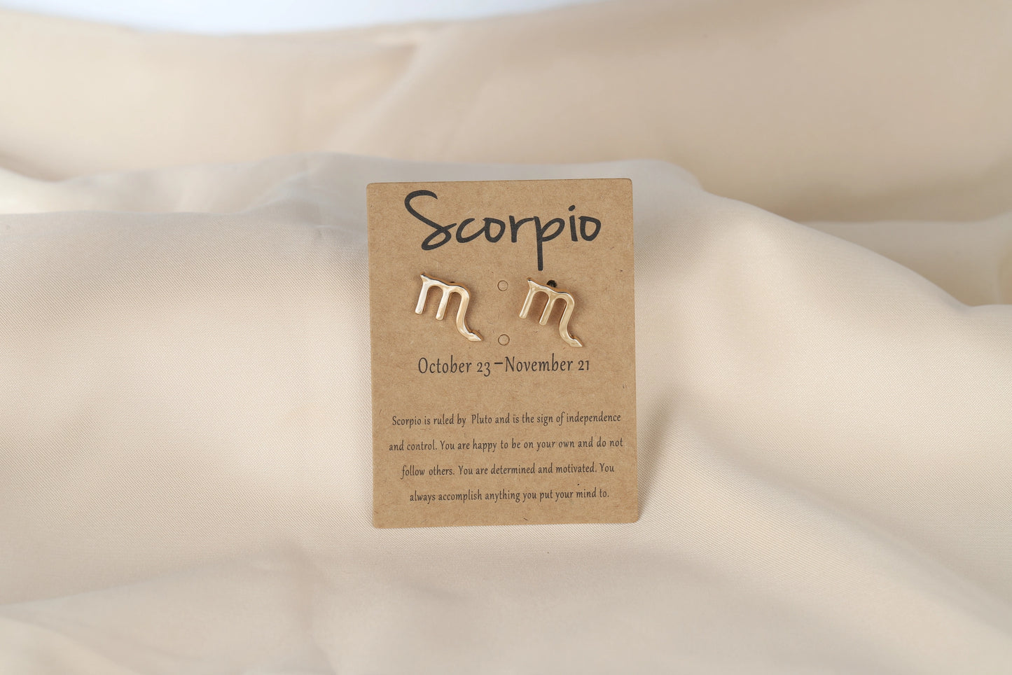 Dainty Zodiac Earrings