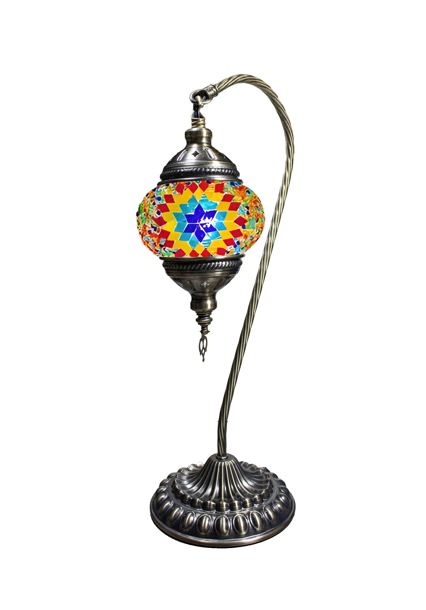 DIY Turkish Mosaic Swan Neck Table Lamp Home Kit